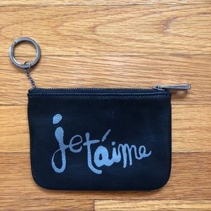 Rebecca Minkoff Je T’aime Black Change Purse